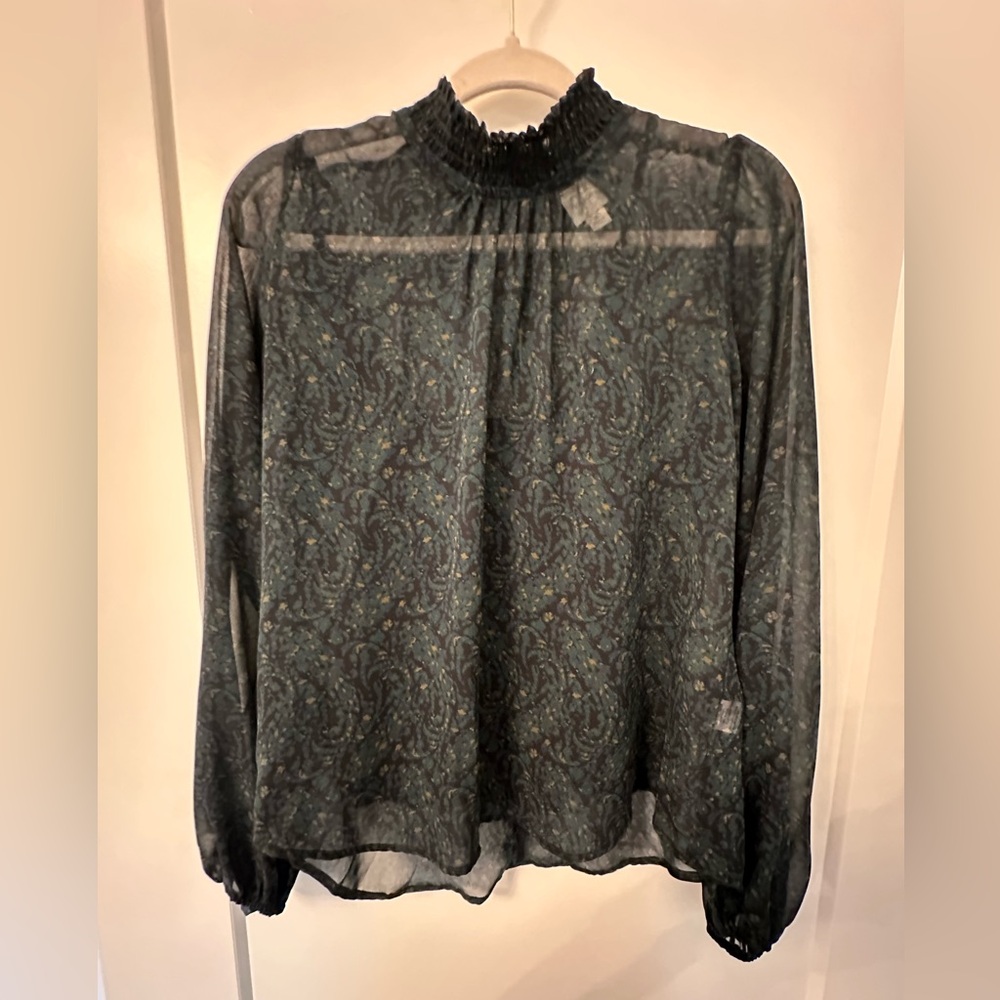 Evereve Roan + Ryan Sheer Paisley Blouse